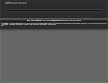 Tablet Screenshot of pillreports.com